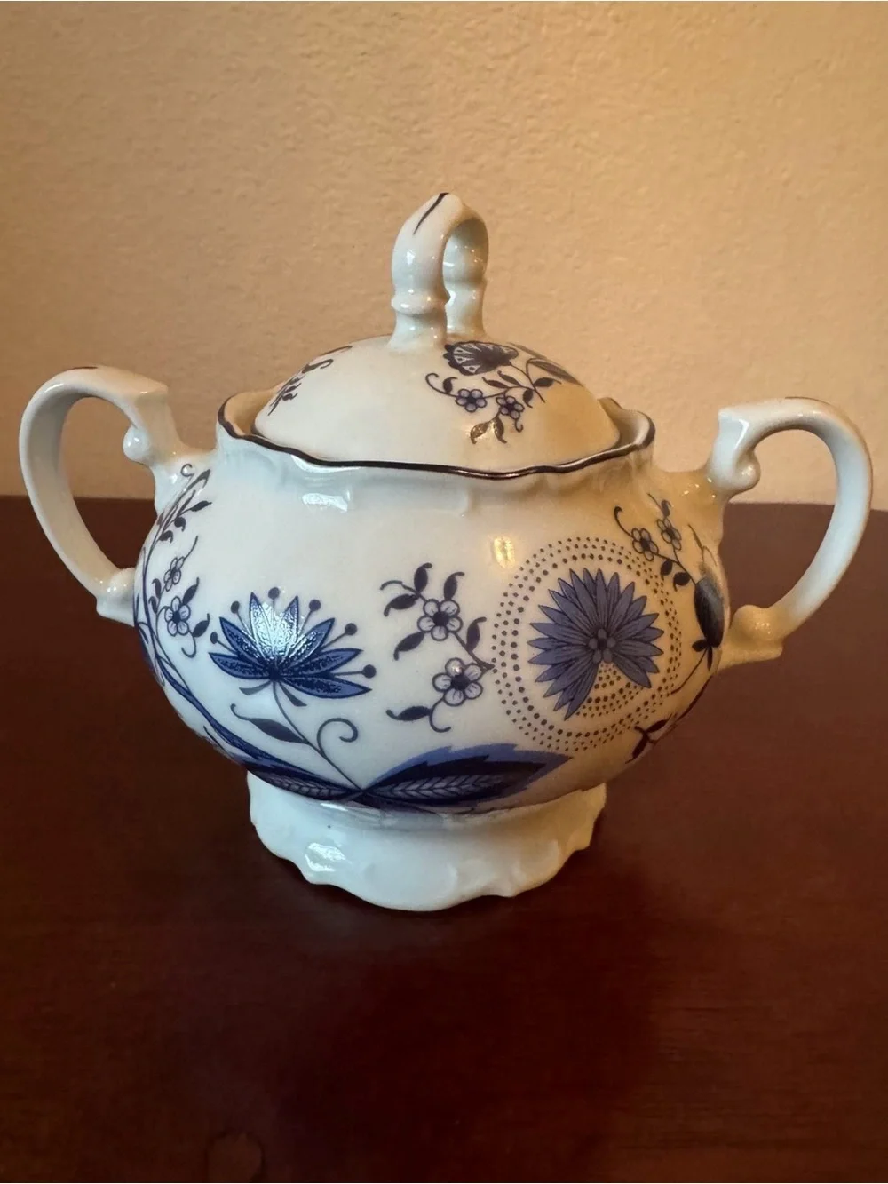 Vintage Blue Sone “Blue Onion” Porcelain Dinnerware Set